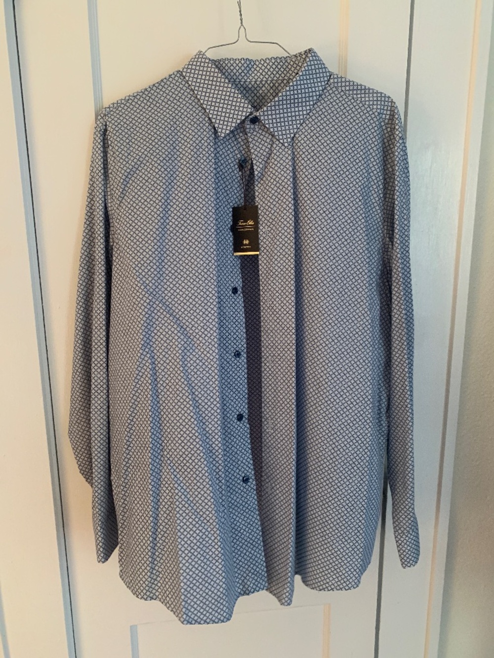 Tasso Elba Blue xxl Mens Shirt